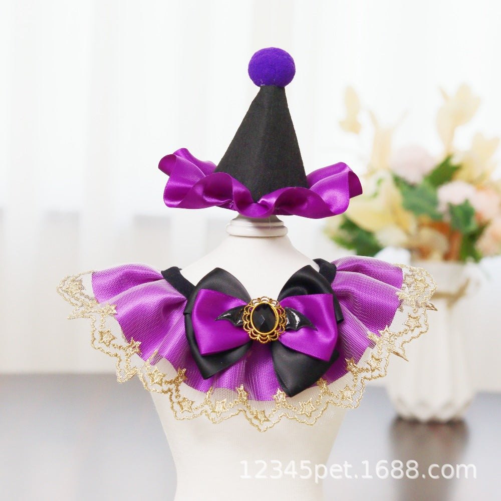 Wholesale  Pet Collar Pet Bib Bib Party Jewelry Hat Dog Cat Festival